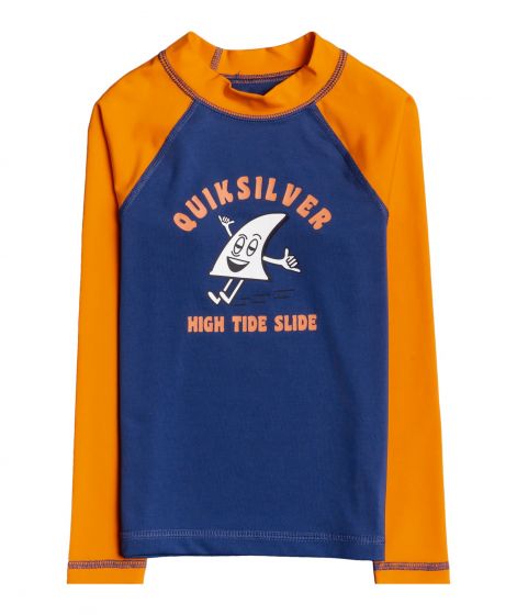 Quiksilver - UV Swim shirt for boys - Longsleeve - Bubble Trouble - Orange