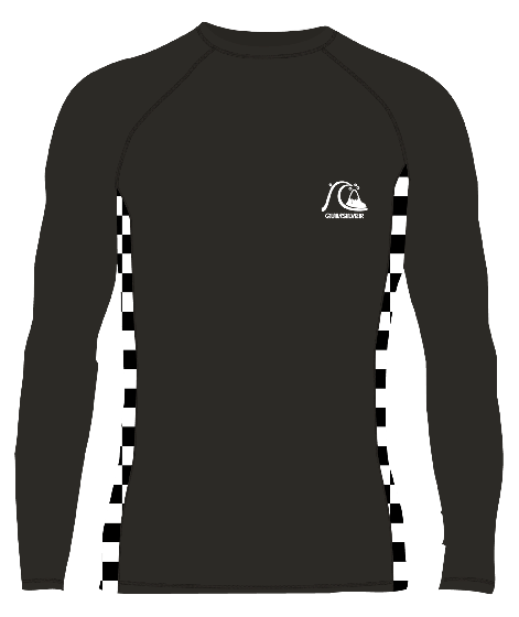Quiksilver - UV Rashguard with long sleeves for men - Arch - Black