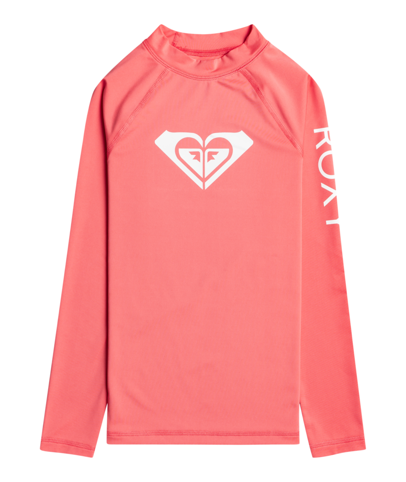 Roxy - UV Rashguard for girls - Whole Hearted - Long sleeve - UPF50 - Sun Kissed Coral