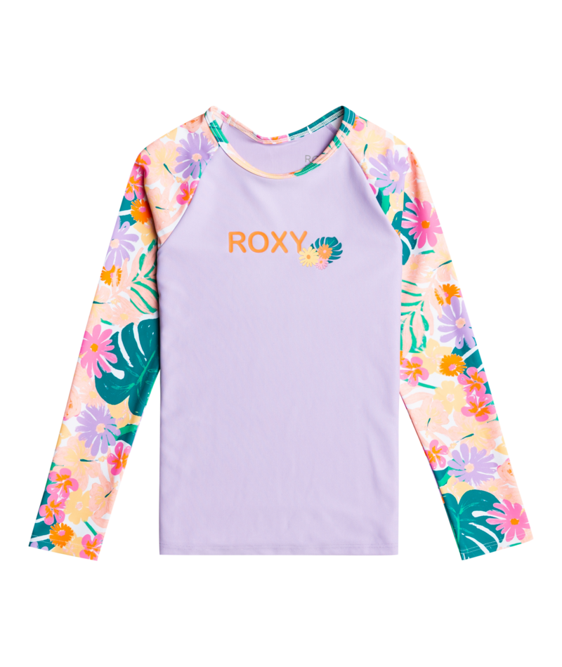 Roxy - UV Rashguard girls - Paradisiac Island - Long sleeve - UPF50 - Mint Tropical Trails