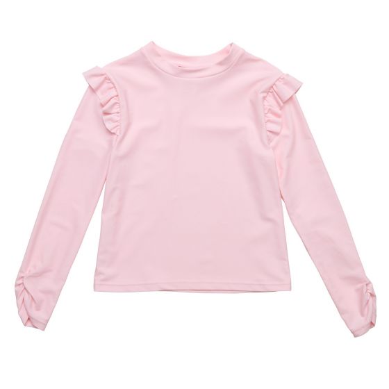 Snapper Rock - UV Rash top for girls - Long sleeve - Ballet - Pink