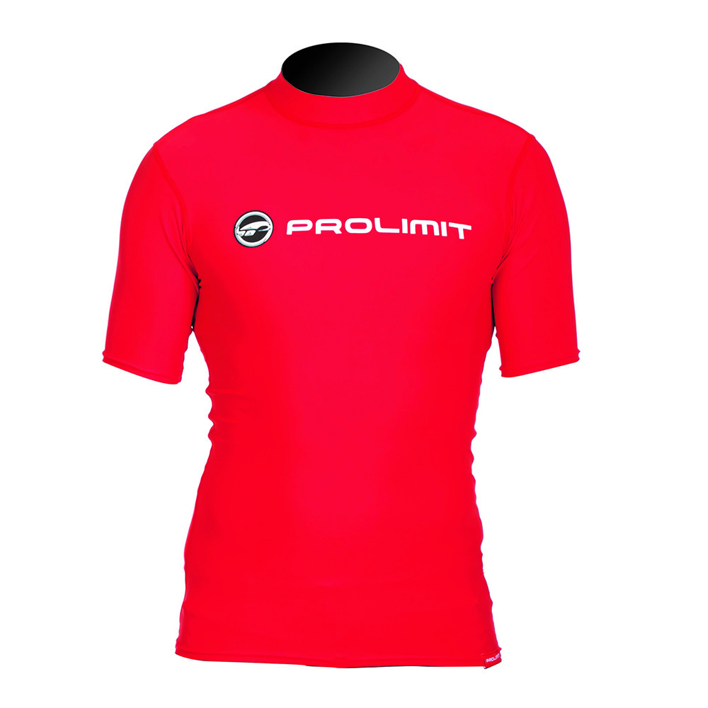 Prolimit - Swim shirt for men with short sleeves - Red