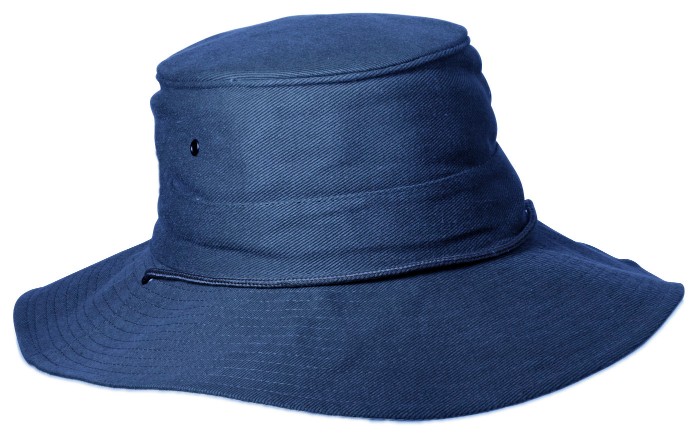 Rigon - UV boonie hat for men - Blue / Dark grey