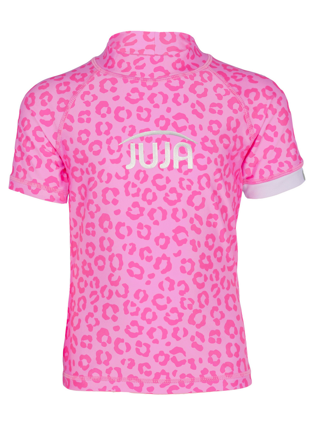 JUJA -  UV Swim shirt for girls - short sleeves - Leopard - Pink