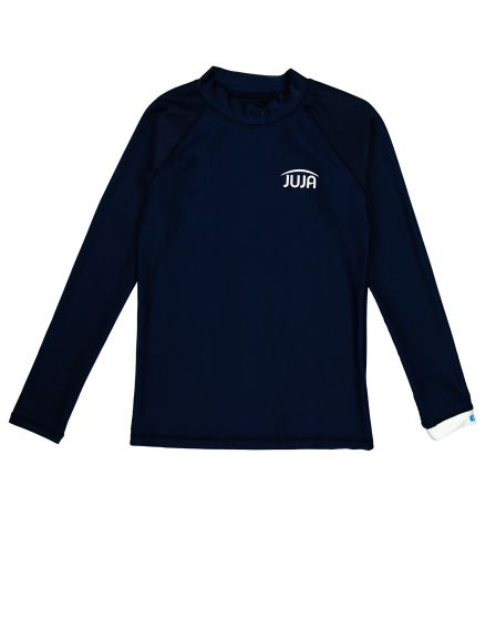 JUJA - UV Swim shirt with long sleeves for children - UPF50+ - Solid - Navy blue