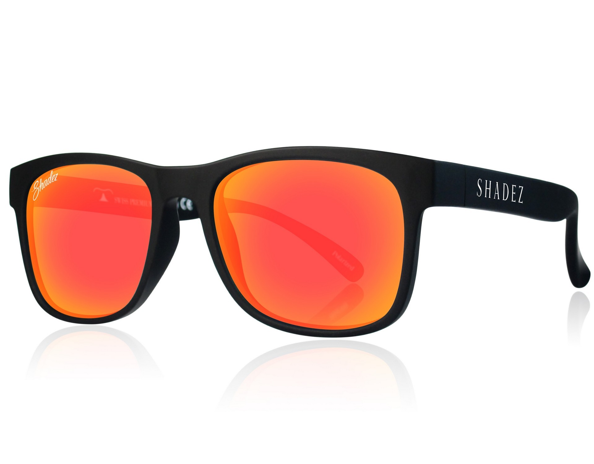 Shadez polarized UV sunglasses for kids VIP Black Red UV Fashions