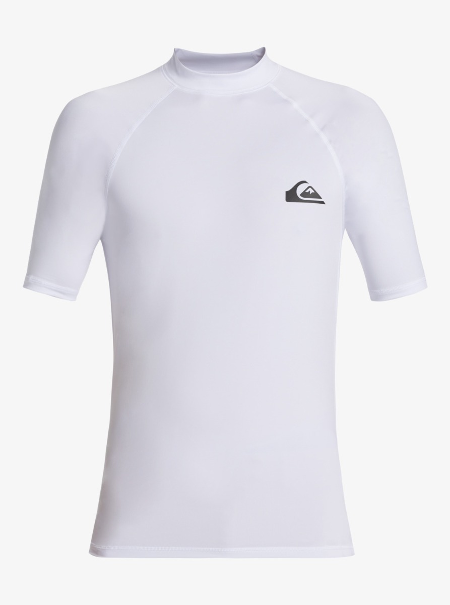 Quiksilver - UV Surf T-shirt for men - Everyday - Short sleeve - UPF50+ - White