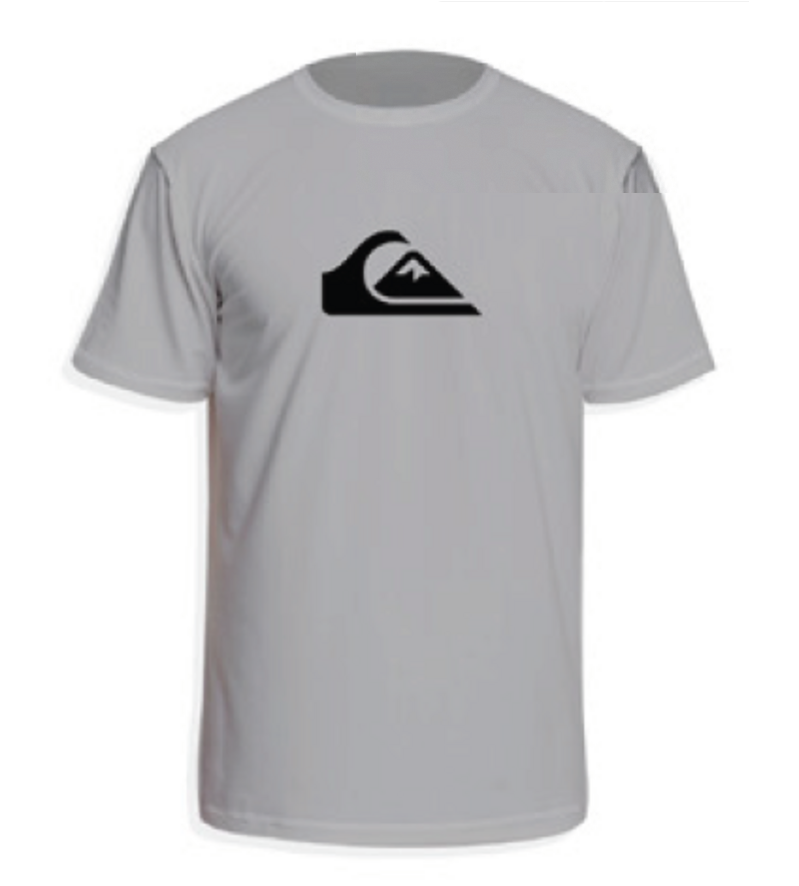 Quiksilver - UV Surf T-shirt for boys - Solid Streak Short sleeve - UPF50 - Gray Violet