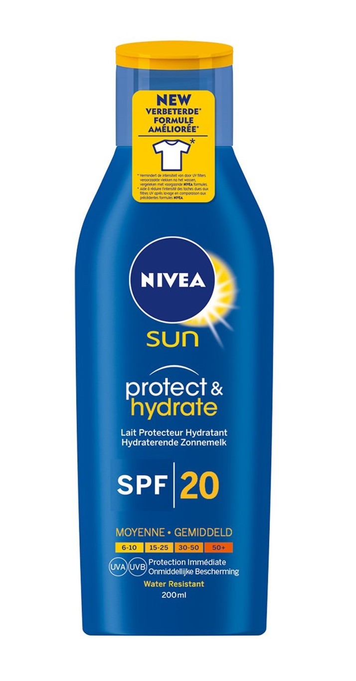 Banket kruipen terug Nivea UV sun milk Sun Protect & hydrate SPF20 | UV-Fashions