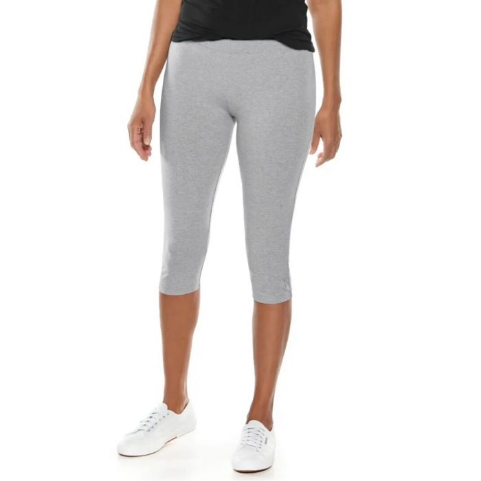 Coolibar - UV capris for ladies - grey