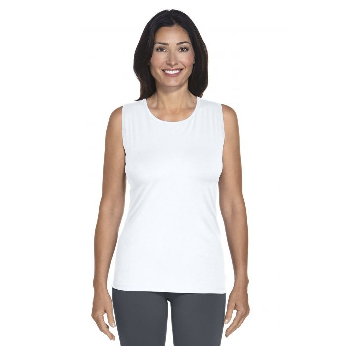 Coolibar - UV Basic Tank - white