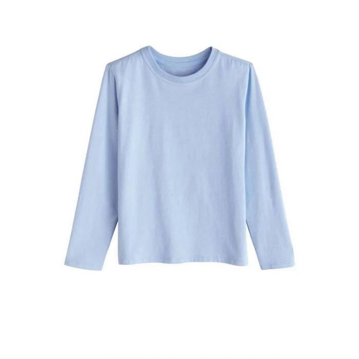 Coolibar - UV Shirt for children - Long sleeve - Coco Plum Everyday - Solid - Vintage Blue