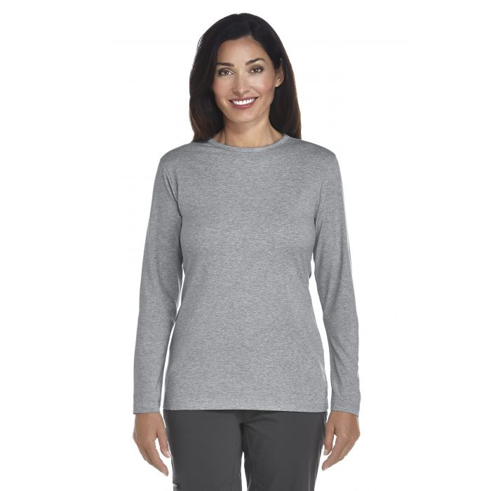 Coolibar - UV Long-Sleeve T-Shirt - grey