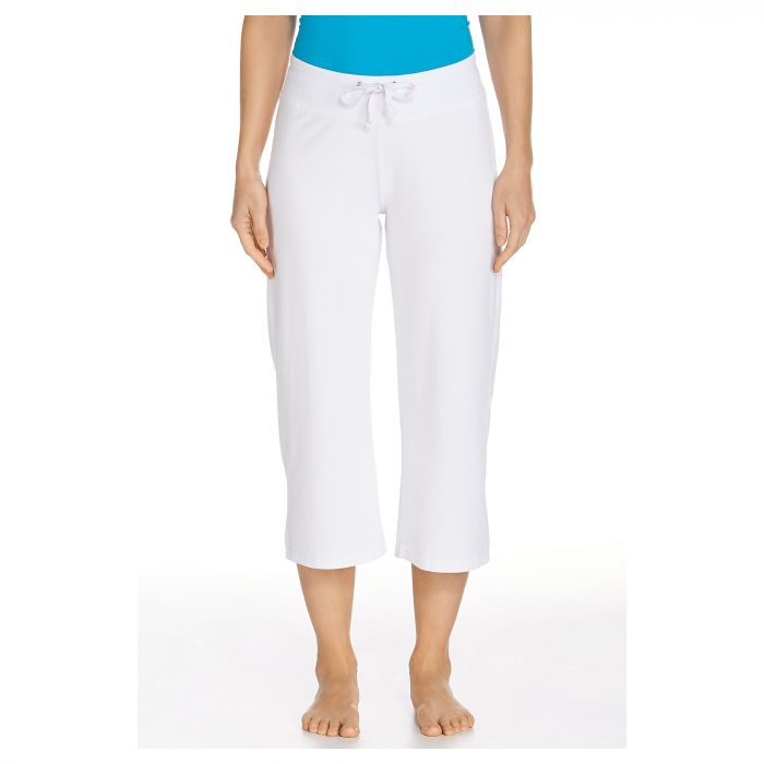 Coolibar - UV Beach Capris - White