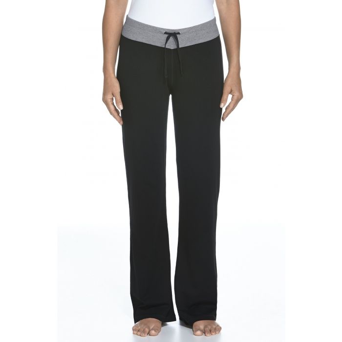 Coolibar - UPF 50+ Women's Lakefront Pants - Black/Grey Heather