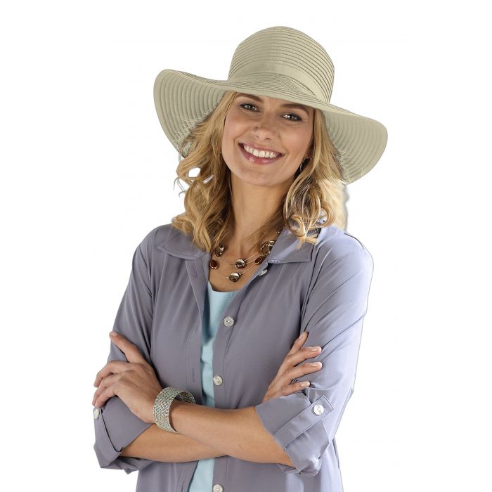 Coolibar - Shapeable Travel UV Sun Hat - Beige