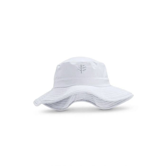 Coolibar - UV Bucket Hat for children - Surfs Up - White