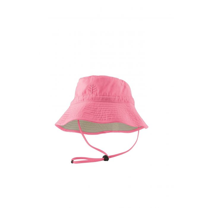 Coolibar - UPF 50+ Toddler Chin Strap Sun Hat- Pink