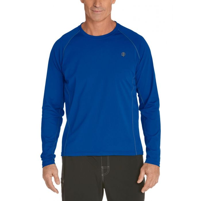 Coolibar - Men's Long-Sleeve Swim Shirts - royal
