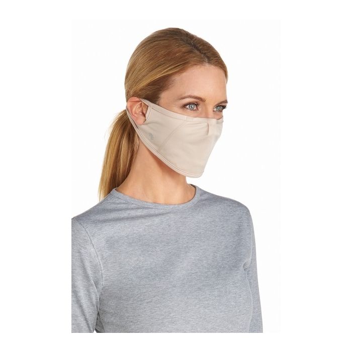 Coolibar - UV resistant Mask for adults - Blackburn - Beige