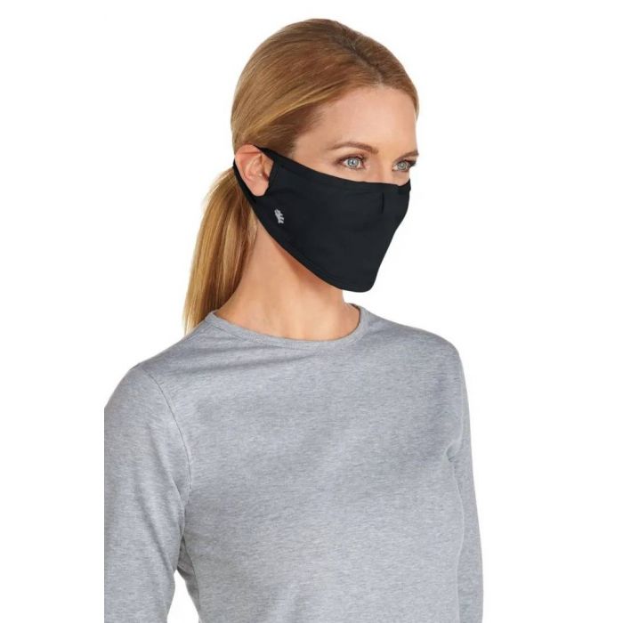 Coolibar - UV Mask for adults - Blackburn - Black
