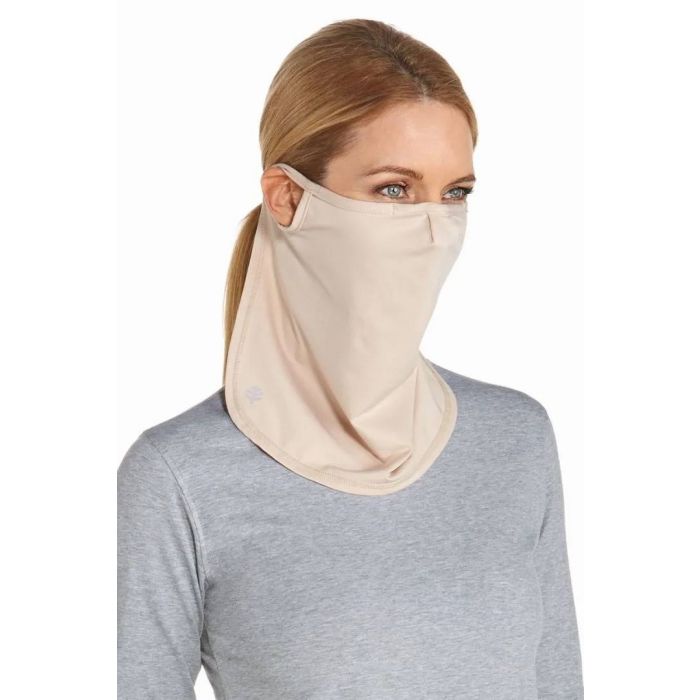 Coolibar - UV Face Mask for adults - Crestone - Beige