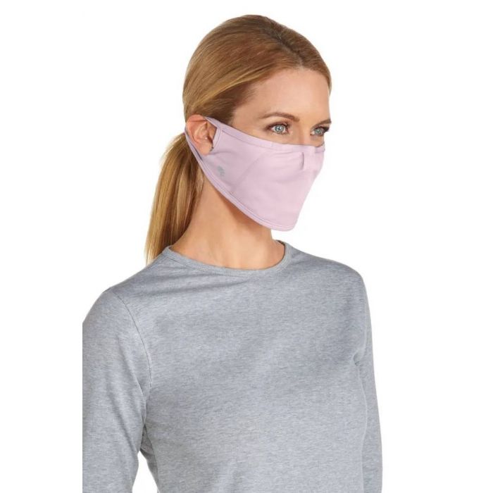 Coolibar - UV Mask for adults - Blackburn - Dusty Mauve