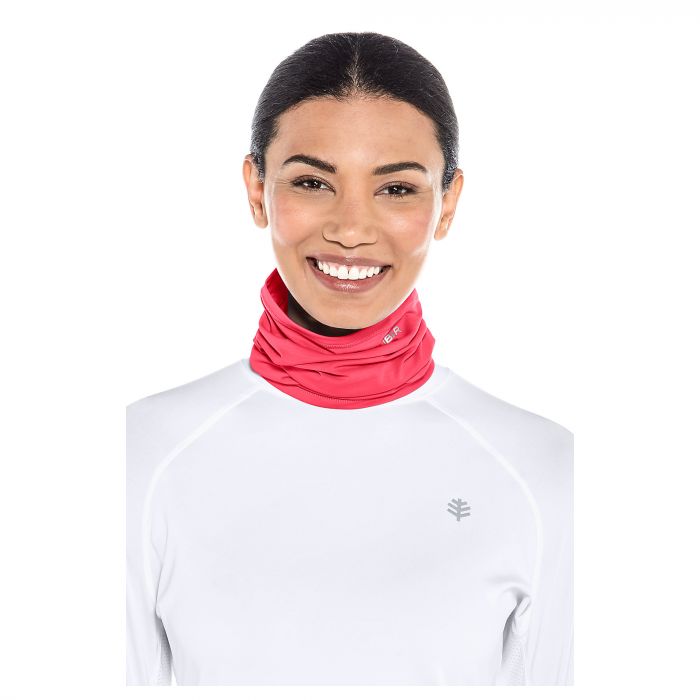Coolibar - UV sun gaiter for men and women - pink