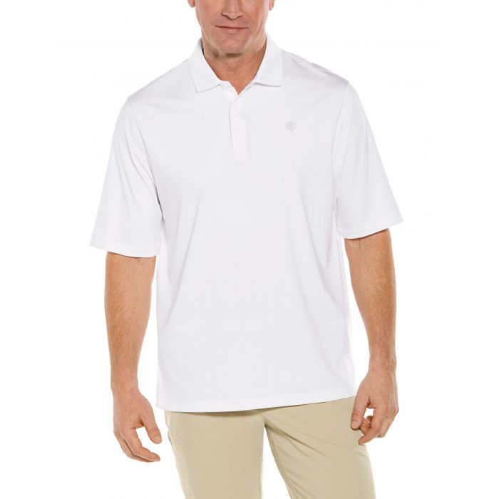 Coolibar - UV Sport Polo for men - Erodym Golf - White