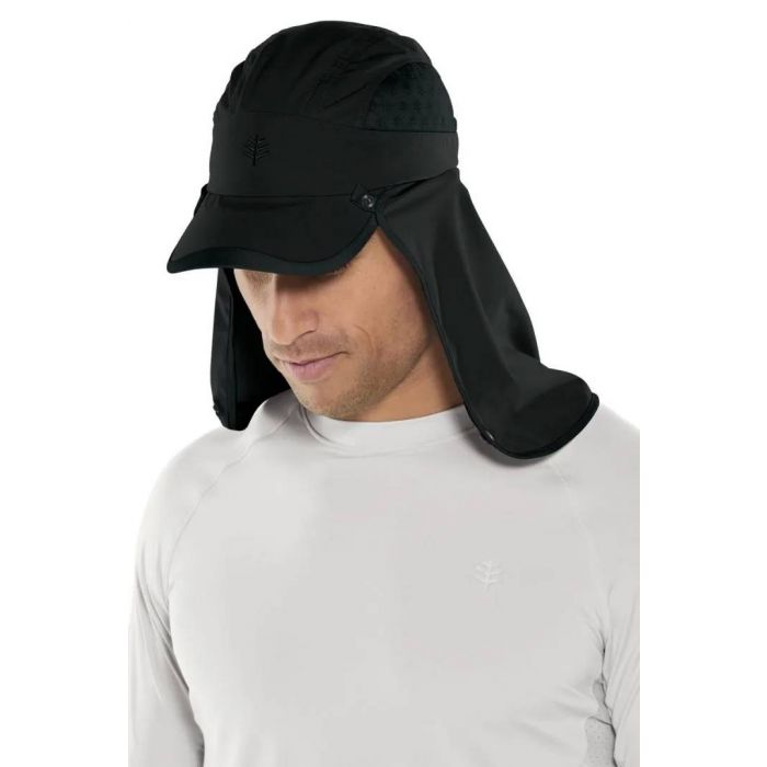 Coolibar - UV Sport Cap for adults - Agility - Black