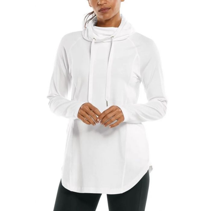 Coolibar - UV Pullover for women - LumaLeo - Solid - White 