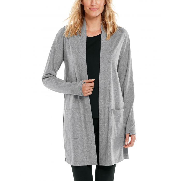 Coolibar - UV Cardigan for women - Corbella - Grey
