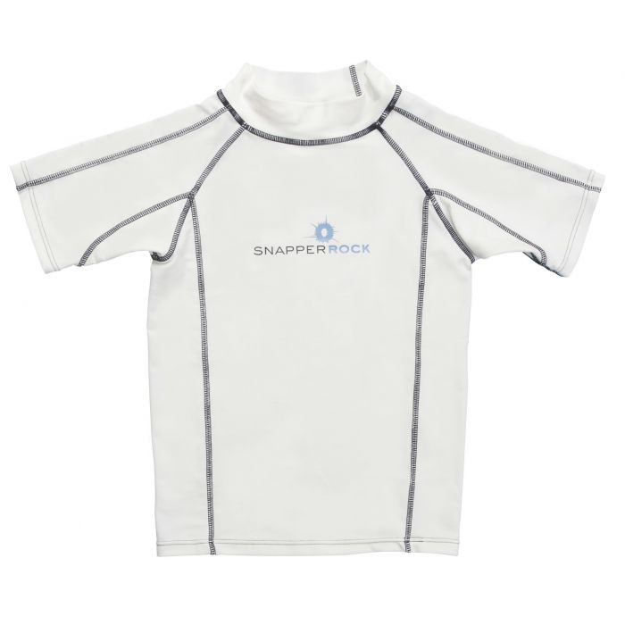 Snapper Rock - Short Sleeve Rash Top - White