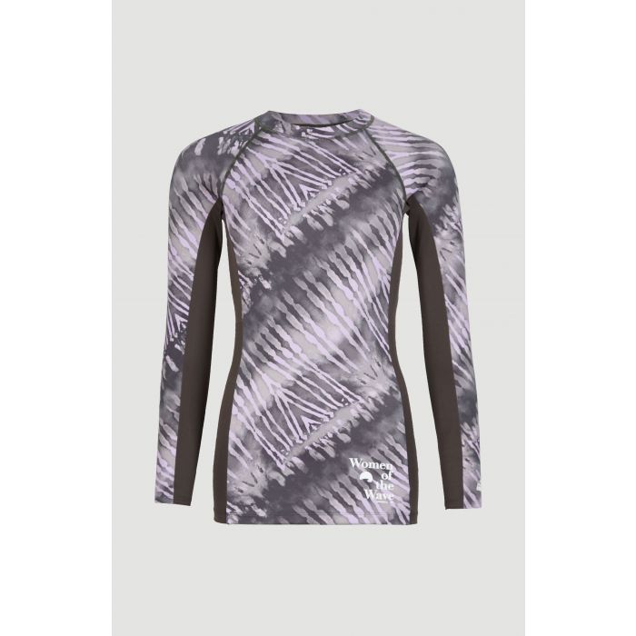 O'Neill - UV Swim shirt with long sleeves for women - Women of the wave - UPF50+ - Grey Tie Dye