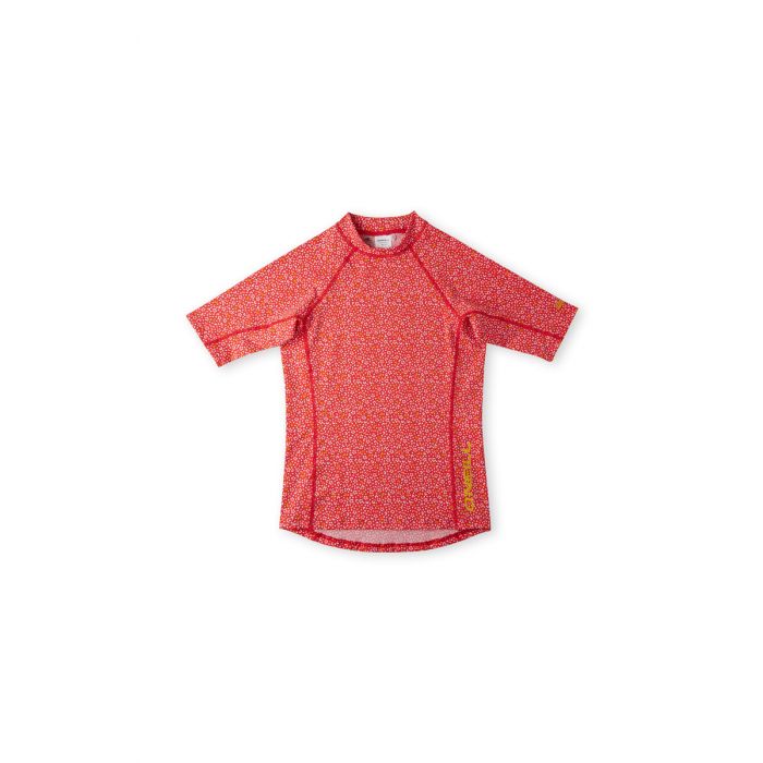 O'Neill - UV Shortsleeve skin for girls - All Over Print - Red