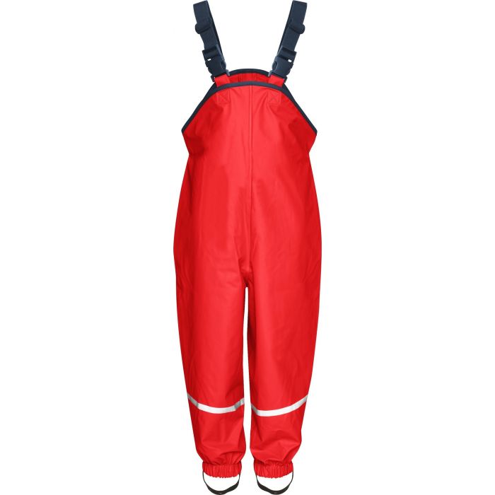 Playshoes - Rain pants with suspenders - Red