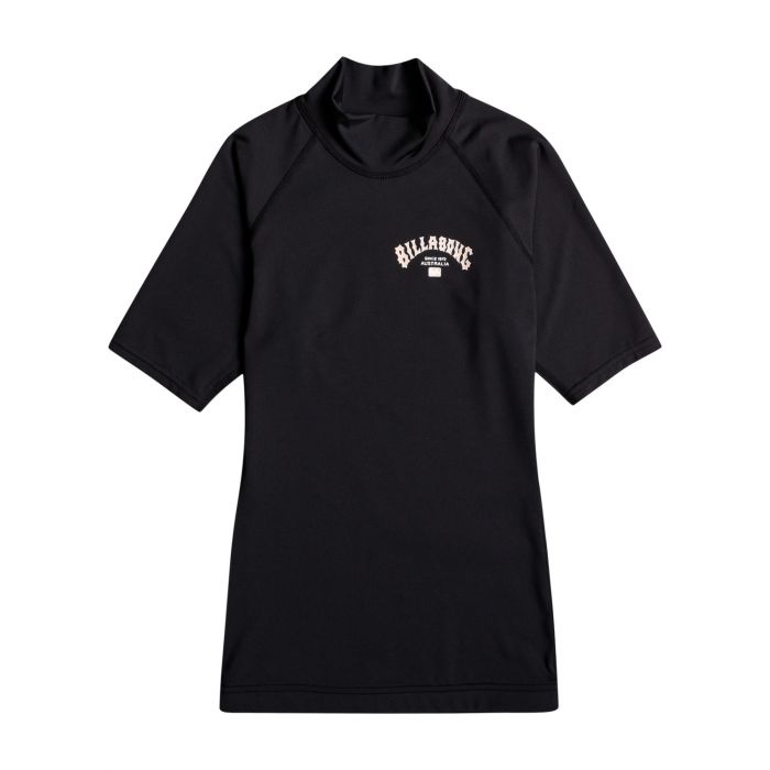 Billabong - UV Rashguard for women - Short sleeve - Design - Black Pebble