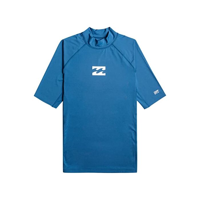 Billabong - UV Rashguard for men with short sleeves - Waves All Day - UPF50+ - Dark Blue