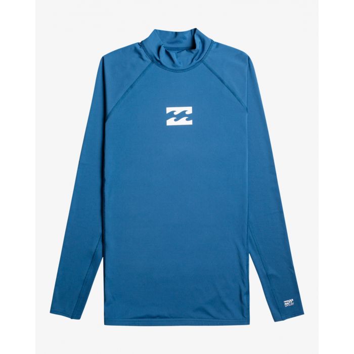 Billabong - UV Rashguard for men with long sleeves - Waves All Day - UPF50+ - Dark Blue