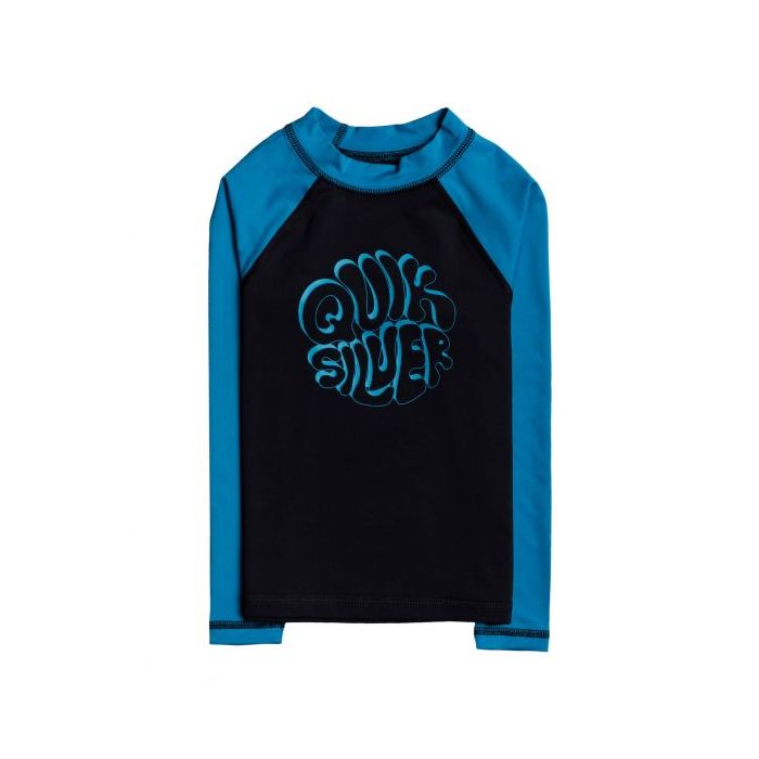 Quiksilver - UV Swim shirt for boys - Longsleeve - Bubble Trouble - Black