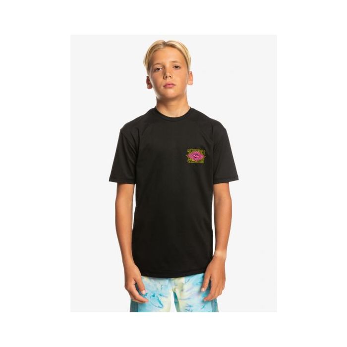 Quiksilver - UV Surf T-shirt for boys - Radic Streak Short sleeve - UPF50 - Jet Black