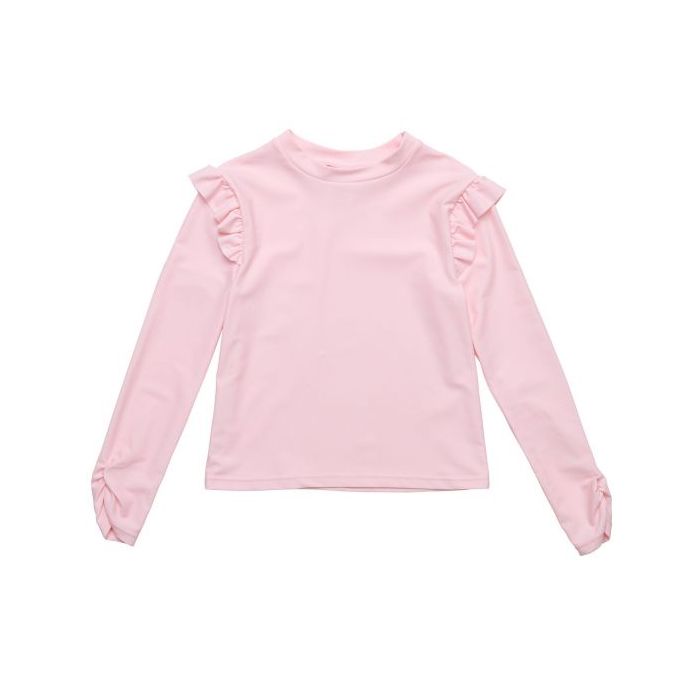 Snapper Rock - UV Rash top for girls - Long sleeve - Ballet - Pink
