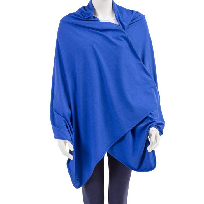 JUJA - UV Sun shawl for women - Angie - UPF50+ - Sailor Blue
