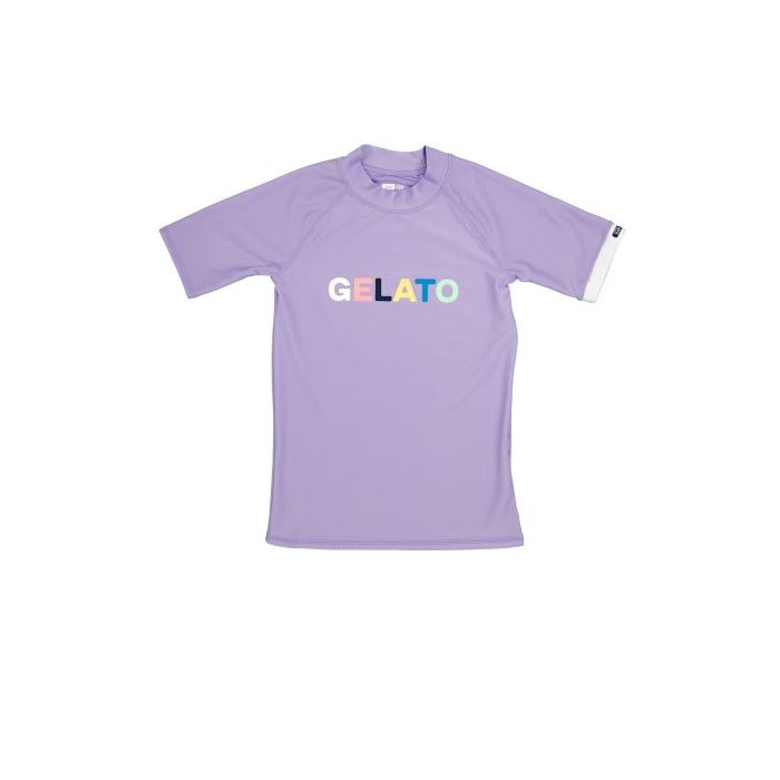 JUJA - UV Swim shirt with short sleeves for children - UPF50+ - Gelato - Lilac