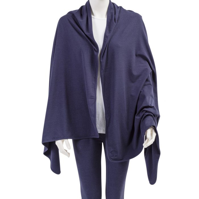 JUJA - UV Sun shawl for women - Angie - UPF50+ - Navy Blue