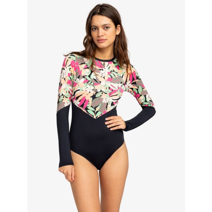 Roxy high neck swimsuit shop