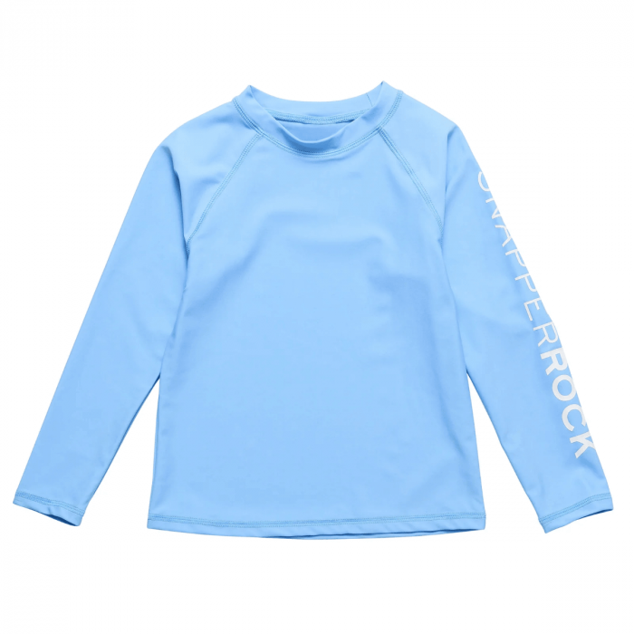 Snapper Rock - UV Rash top for kids - Long sleeve - UPF50+ - Water Blue