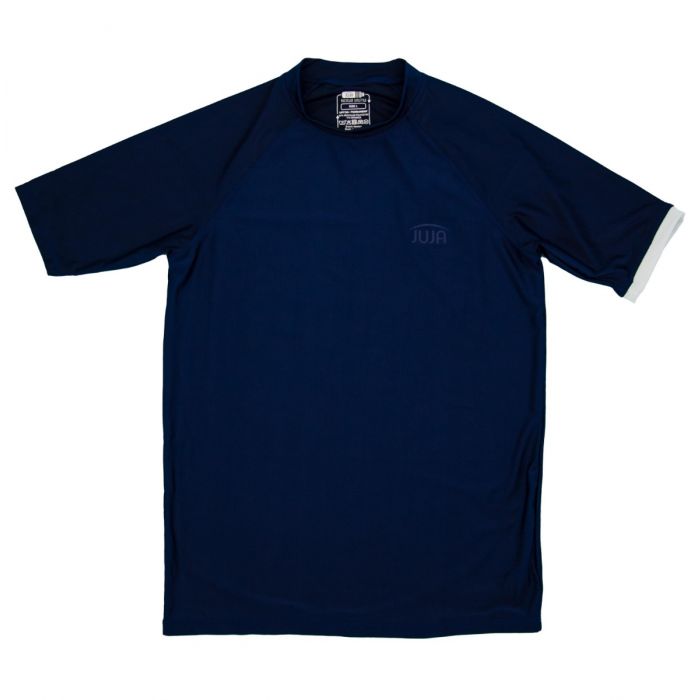 JUJA - UV Swim shirt with short sleeves for men - UPF50+ - Solid - Navy blue
