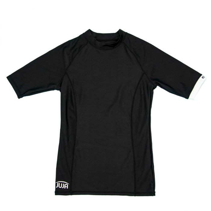 JUJA - UV Swim shirt with short sleeves for women - UPF50+ - Solid - Black