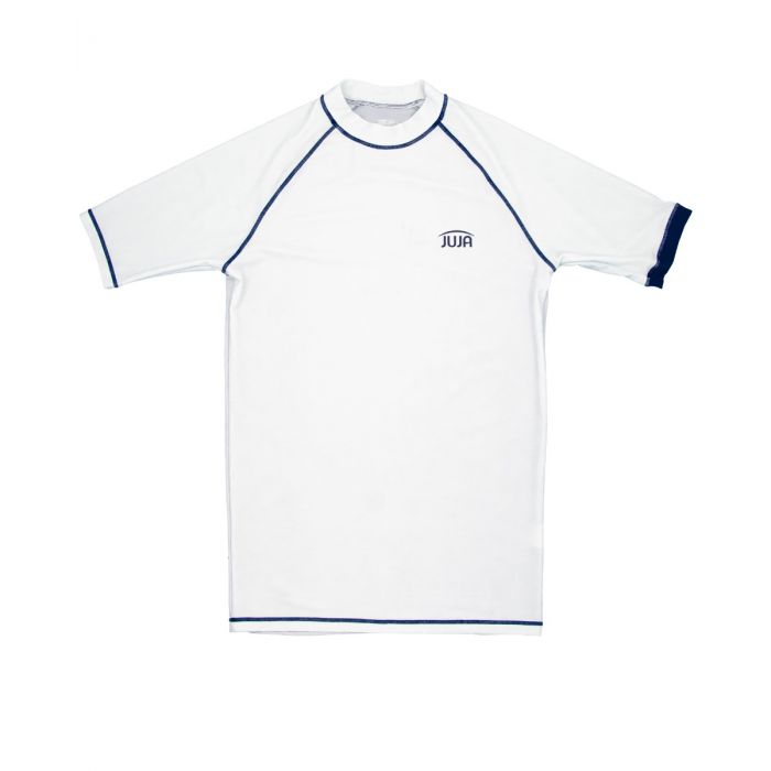 JUJA - UV Swim shirt with short sleeves for men - UPF50+ - Solid - White